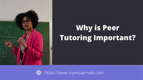 why is peer tutoring important.